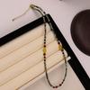 Chinese Minimalist Colorful Beads & Natural Stone Clavicle Chain for Women