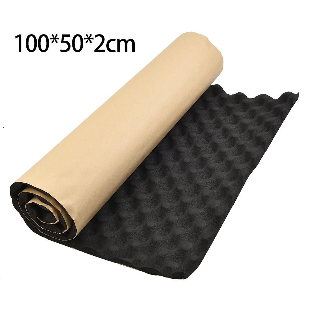 Noise Sound Deadener Mat Acoustic Dampening Foam Subwoofer Black New Hot