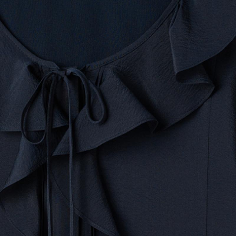 She S miSe Ruffle Strap blouSe Swwblp11020 Dn