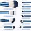 SHELWIN Makeup Brush Powder Blush Eyeshadow Suitable for Sensitive Includes PU Leather Storage Makes a Great Gift 10-Piece Set Brush, Brush, Brush,