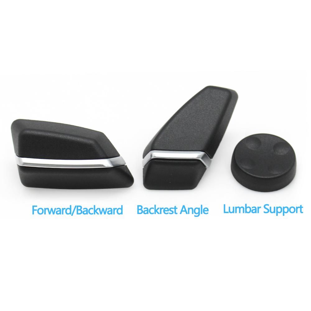 Car Left Right Seat Adjust Switch Sliding Backrest Lumbar Support Button For BMW 5 6 7 X5 X6 F10 F11 F07 F06 F12 F01 F02 F15 F16
