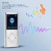 Compact MP3 Player, Digital Audio Player with FM Radio, 64GB Internal Storage, Expandable, Recording, and 200 mAh Lithium Battery (Silver)