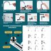 Mechanical Arm Universal Faucet Extender, Rotatable Faucet, Washbasin, Multifunctional Joint, Splash Proof Device
