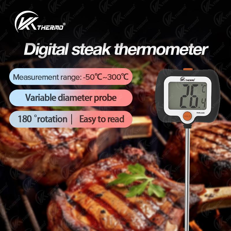 

Thermometers, ovens, kitchen tools for grilling, meat, cakes, sweets, barbecues, restaurants, home cooking digital products чорний
