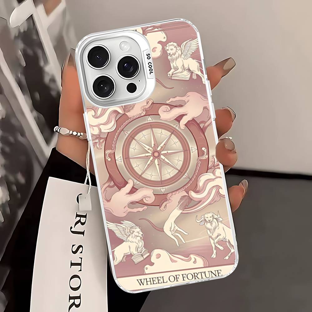 Divination Tools T-tarot Cards Phone Case For IPhone 17 16 15 14 13 12 11 Pro Max Plus Pro Colorful Shell