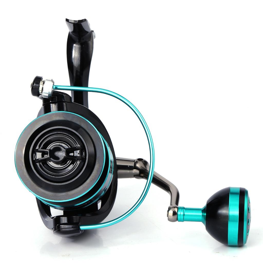 SOUGAYILANG Ruota da pesca in metallo, serie 2000-7000, rapporto di trasmissione 5.0:1, ruota da pesca in acqua dolce, strumento da pesca, tensione massima 10 kg