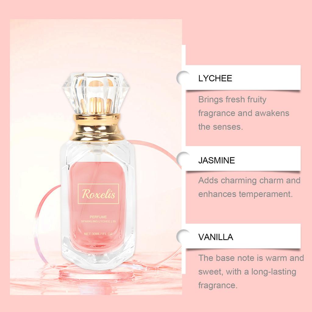 Crystal Crown Perfume With Elegant Fresh Lychee Scent For Refreshing Body Care