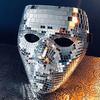 Disco Mask Halloween Disco Mask Ball Flash Mirror Mosaic Mask