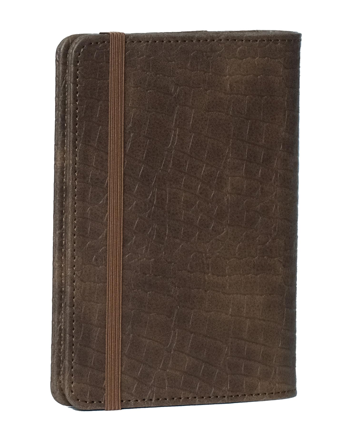 

V.for.M M6 Mini 6-Hole System Planner, Notebook, Ring, Memo Pad, Schedule Book, Planner Cover, Business Planner (Crocodile Embossed Coffee)