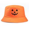 Halloween Pumpkin Printed Bucket Hat With Sun Protection For Summer And Autumn Wear