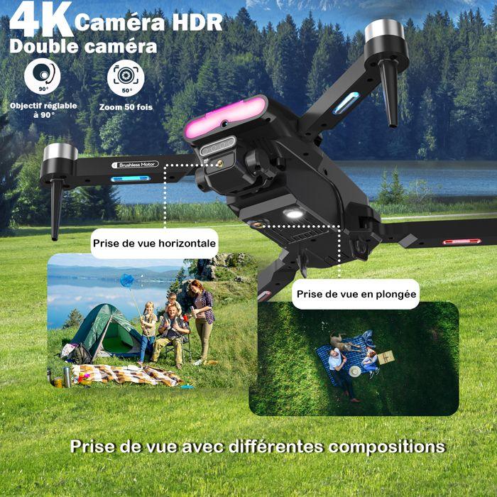 Drone - WENZYLIQUOX - Quadcopter HD - Caméra HD réglable - Autonomie 25 min - Moteurs sans balais