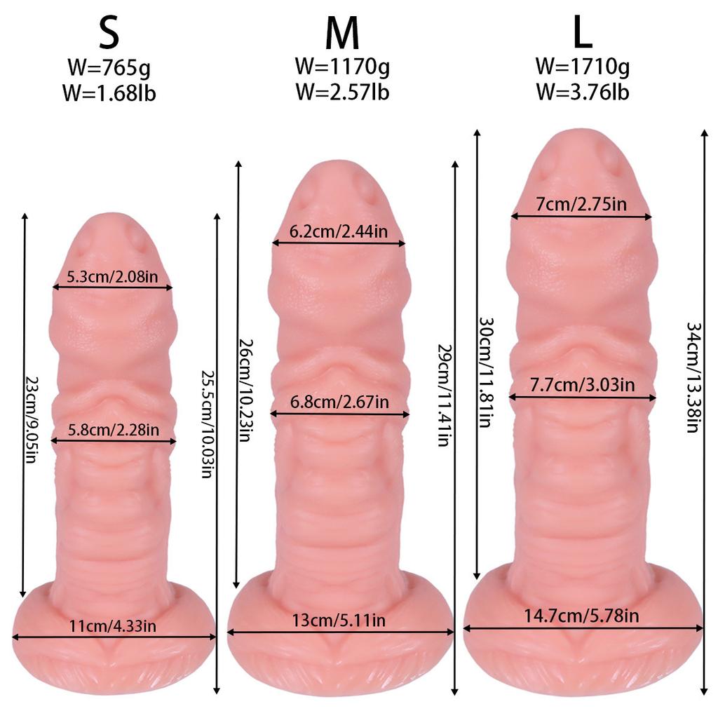 Egg Free Simulation Penis Oversized Male And Female Masturbation Manual Alien Shaped Dildo  Adult Sex Toy