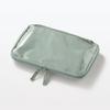 MUJI Collection Case with Selectable A5 Moss 265mm W X 155mm H X 25mm D Pockets, Slim, Green, Approx. (NDG50A4S)