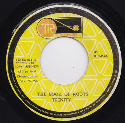 7-Zoll Schallplatte TRINITY / DELROY WILSON - The Book Of Roots / Roots Version KEINE TR Groovemaster 1977 Jamaika Reggae, Ska & Dub Gebraucht