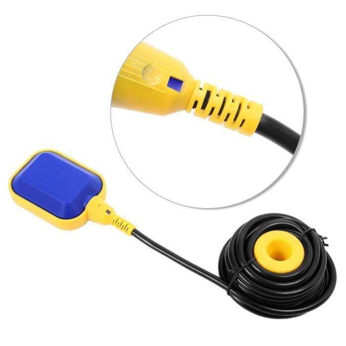 Interrupteur à Flotteur - AIZ SOULONG - 250V - 5m Câble - Contrôle Automatique - Pompe Immergée