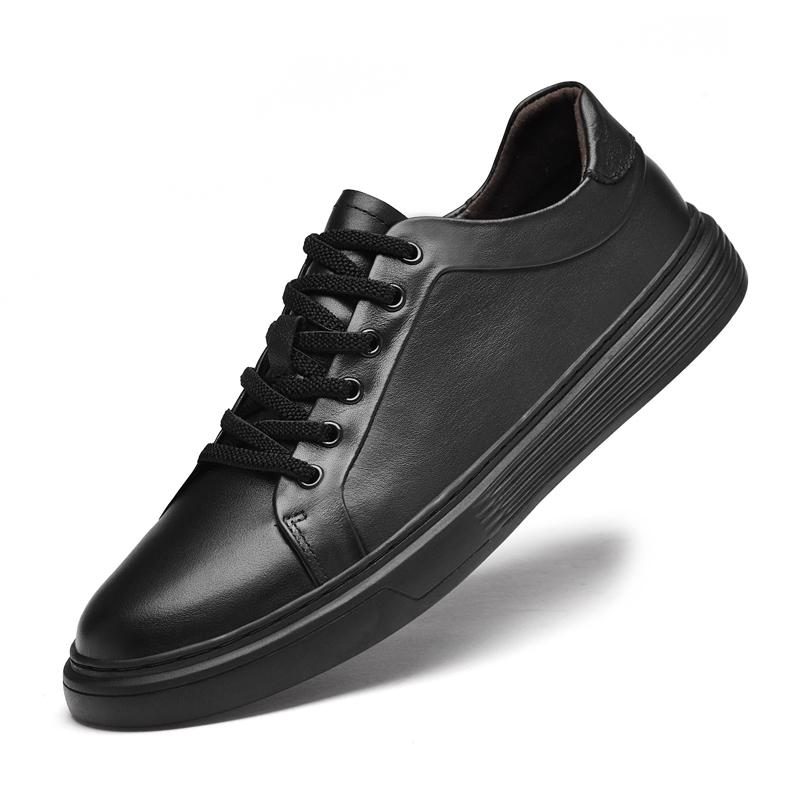 

Fashion Classic Men Lace-Up Sneakers Versatile Man Walk Skateboarding Shoes New Travel Vulcanize Footwear Stylish Mens Casual Shoes 45 чёрный
