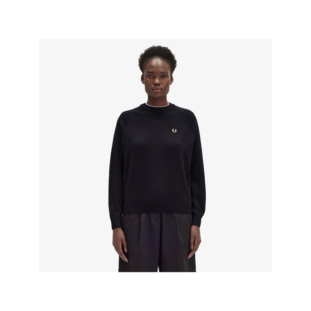 

Fred Perry [genuine] Fred Perry [womens] Crewneck Merino Wool Blend Knit 184 Afpf2432117 184 qzgAfpf2432117 1841 S