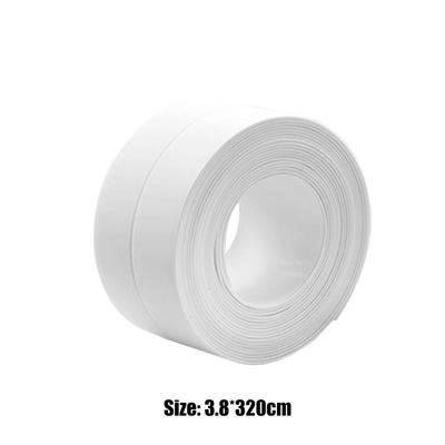 3.2m x 38mm łazienka prysznic umywalka wanna taśma uszczelniająca biała PVC samoprzylepna wodoodporna naklejka ścienna do łazienki kuchnia