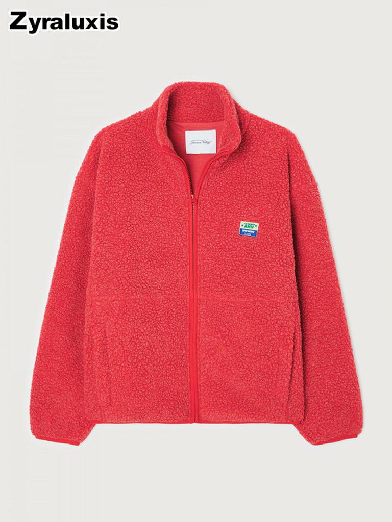 Piumino Maglia Grossa Primavera/Autunno con Zip, Felpa Roly Poly in Pile Moda Casual da Donna