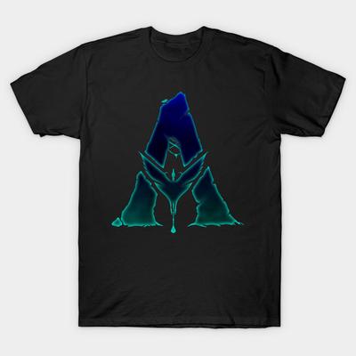 Asian Size Men Print T-shirt Avatar No-Cut Heat Transfer Print Cotton Tshirt