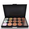 15-Color Waterproof Long-Lasting Concealer Palette for Dark Circles