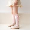 Cotton Children's Bow Stockings Princess Christmas Middle Tube Socks New Year Knee Socks  Kids