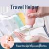 Portable Refillable Cosmetic Bottle Set for Travel - Shampoo, Shower Gel, and Lotion Containers