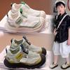 Jungensandalen Sommer neue Mädchen Netzschuh atmungsaktive Kinderschuhe weiche Sohle rutschfest Jungen Freizeitschuh Mode Mädchen Einzelschuhe