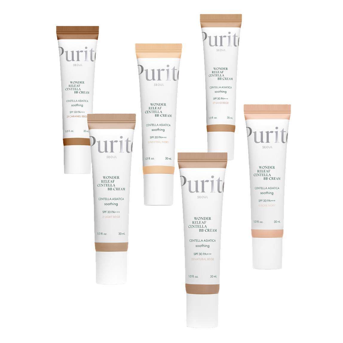 

Purito Wonder Relief Centella BB Cream – Успокаивающее покрытие для чувствительной кожи, корейский 15