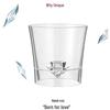 Shangqi facettierte Glas-Getränkebecher