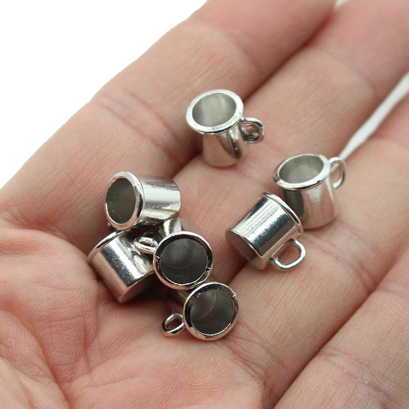 

2PCS Dollhouse Miniature Simulation Alloy Cup Model Metal Coffee Cup Kids Pretend Play Toy Doll House Decoration Accessories