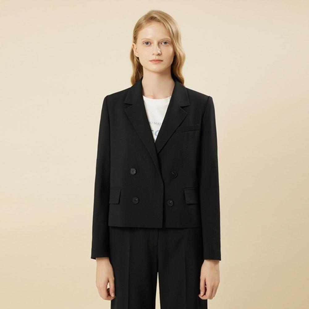 

She S Miss Двубортный укороченный жакет SwSjkn22030 beige/55