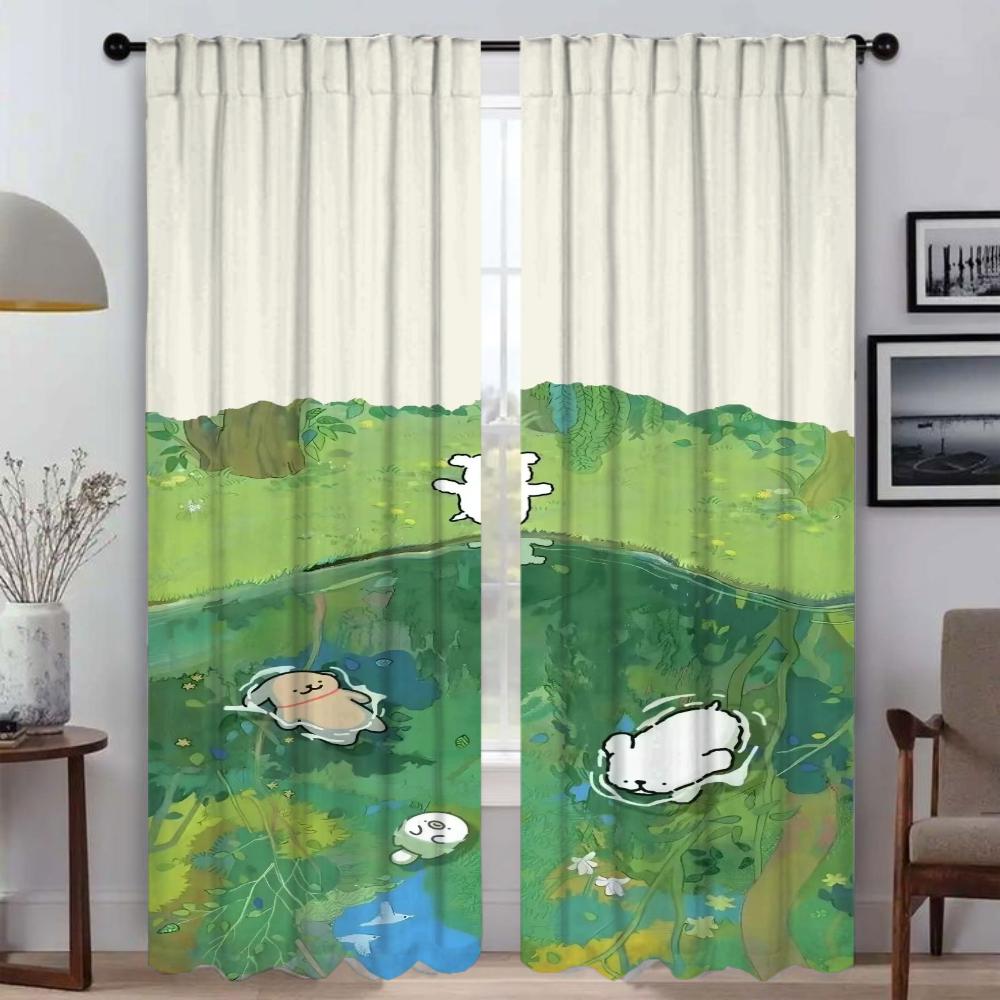 Tutu Curtains Living Room Curtain Panel Shades Halloween Decoration Partition Home Interior Kitchen Polyester Ideal For Sitting