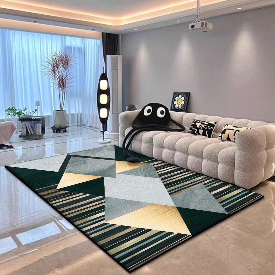 

Nordic Geometric Carpet Modern Large Area Rug Foldable Washable Non-slip Floor Mat for Living Room Bedroom Home Decor 60x90cm