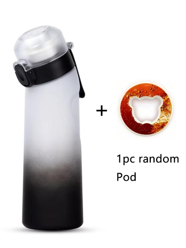 1 buc. Sticlă de apă Air cu gradient cu 1 buc. capsule cu aromă de urs de formă aleatorie Sticle pentru băuturi în aer liber 0 Zahăr 0 Calorii Cupă de apă