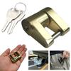 Zinc Alloy Trailer Hitch Coupler Lock For Locking Hauling Security Towing Tow Bar 2 Keys Rust-resistance Anti-theft Hard-wearing