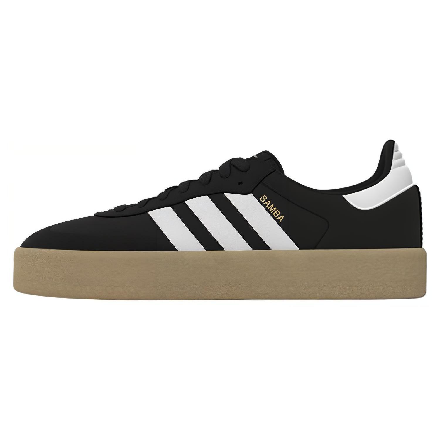 Sambae Wmns Adidas Originals Черный Белый Каучук Женская ID0436 38
