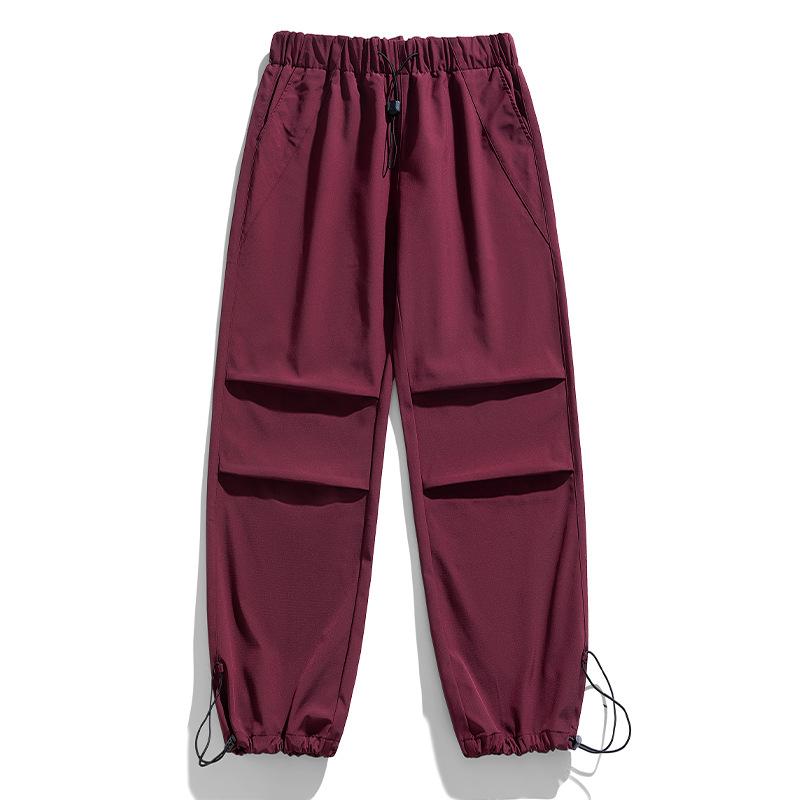 Outdoor waterproof tooling charging pants for men and women couples spring and autumn new paratrooper pants wide-leg loose casual trousers