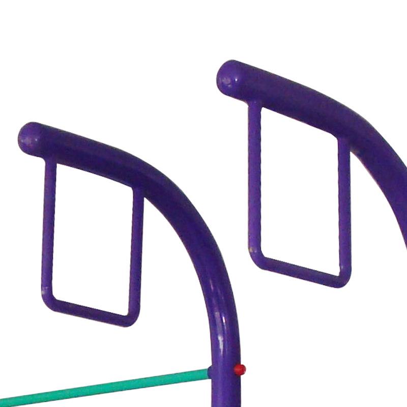 Community Village Outdoor Fitness Equipment: New National Standard Parallel Bars Installation