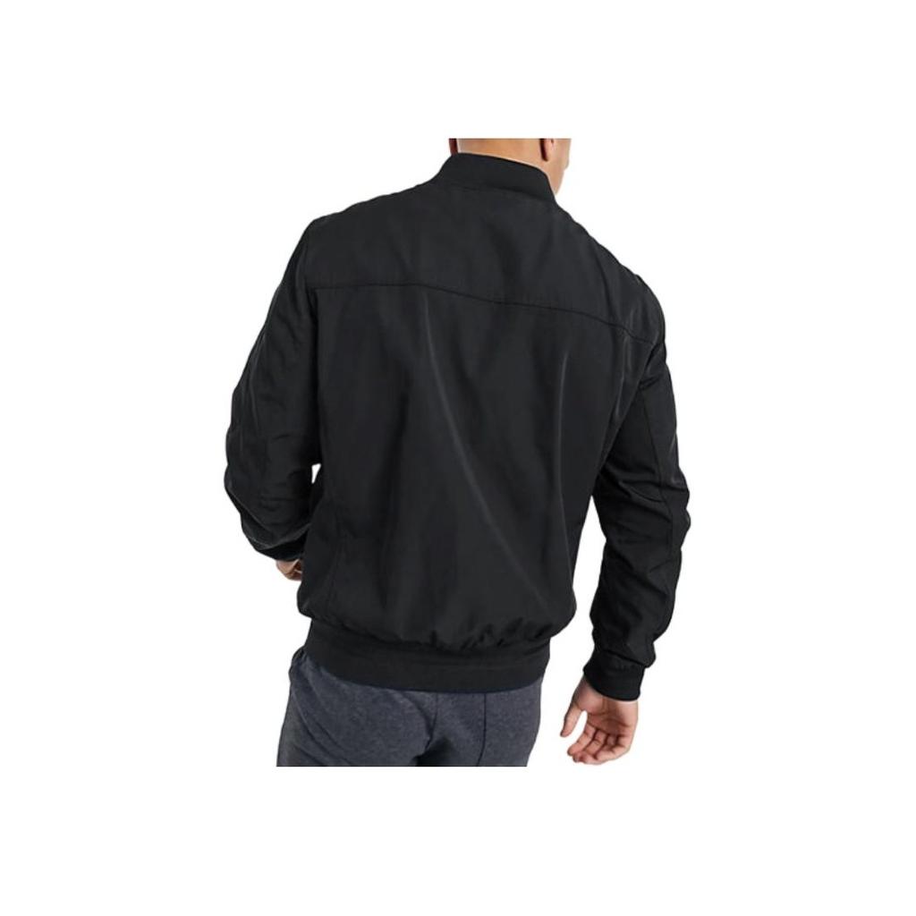 Calvin Klein Ss23 Solid Color Zip-Up Jacket Men Jackets Black CM107904-BLK