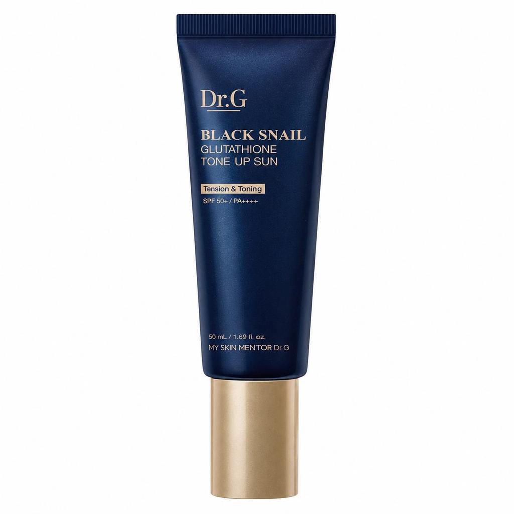Dr.G Black Snail Glutathione Tone Up Sun Cream SPF50+ PA++++ Brightening Sunscreen 50ml