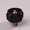 1Pc Qcc1 Propane Refill Adapter With Nut And 1/4" Npt Male Pipe Thread For Tank Bbq,Camping,Outdoor Cooking,Heating