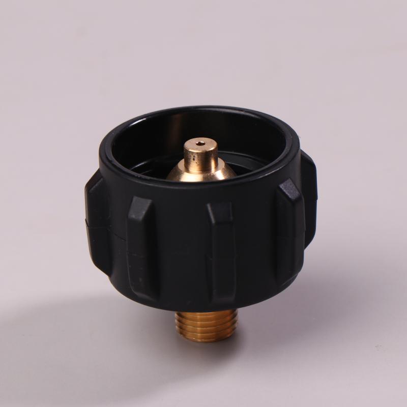 1Pc Qcc1 Propane Refill Adapter With Nut And 1/4" Npt Male Pipe Thread For Tank Bbq,Camping,Outdoor Cooking,Heating