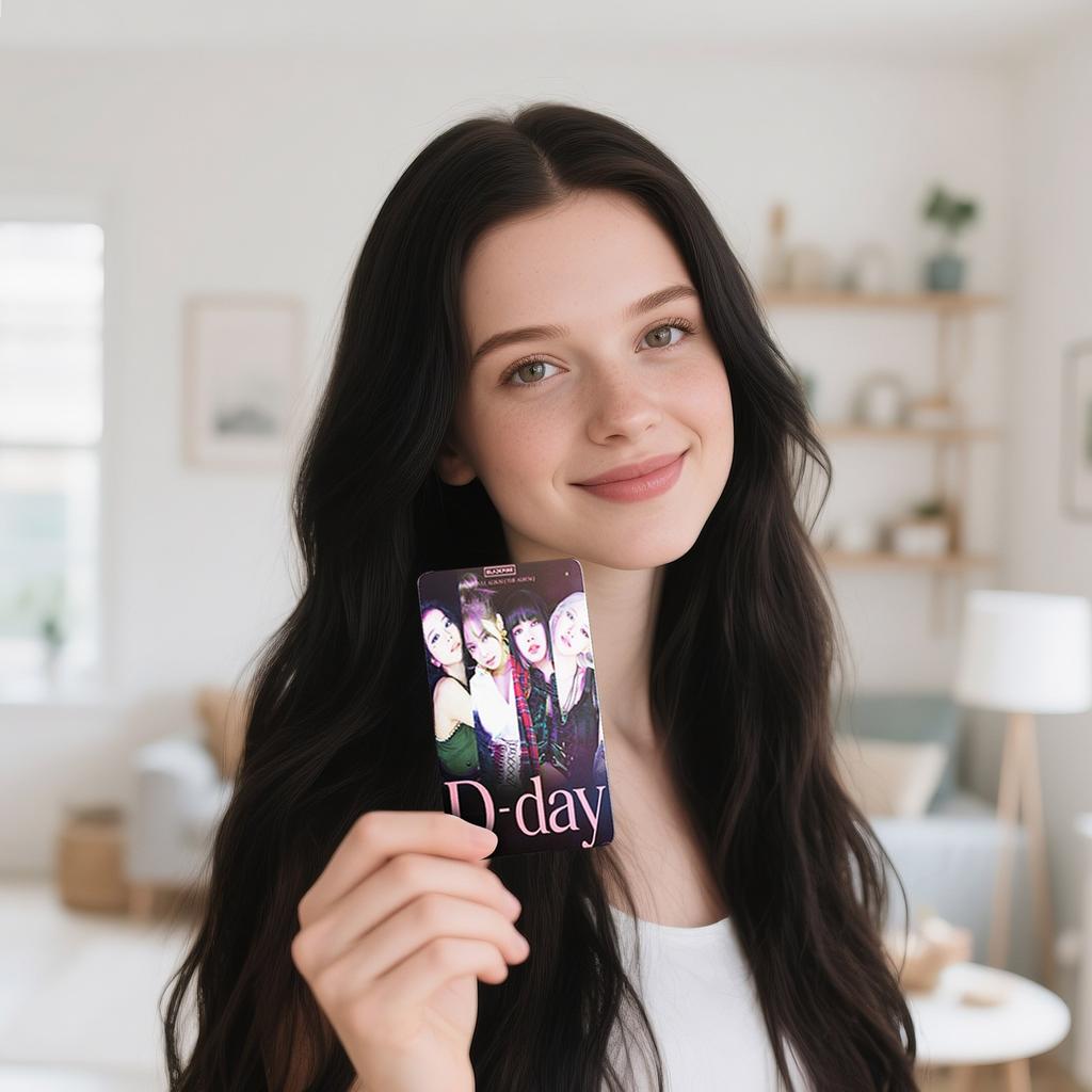 Star Girl Group Peripheral Small Card Decoration, Support Card, Star Film, Can Be Collected, Gifts