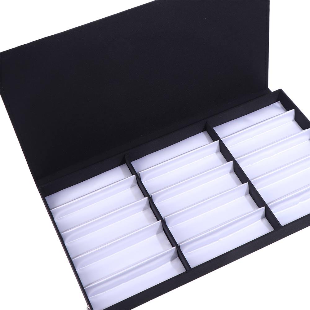 Grids Sunglasses Box Eyewear Holder Jewelry Display Box Simple PU Glasses Case  Women
