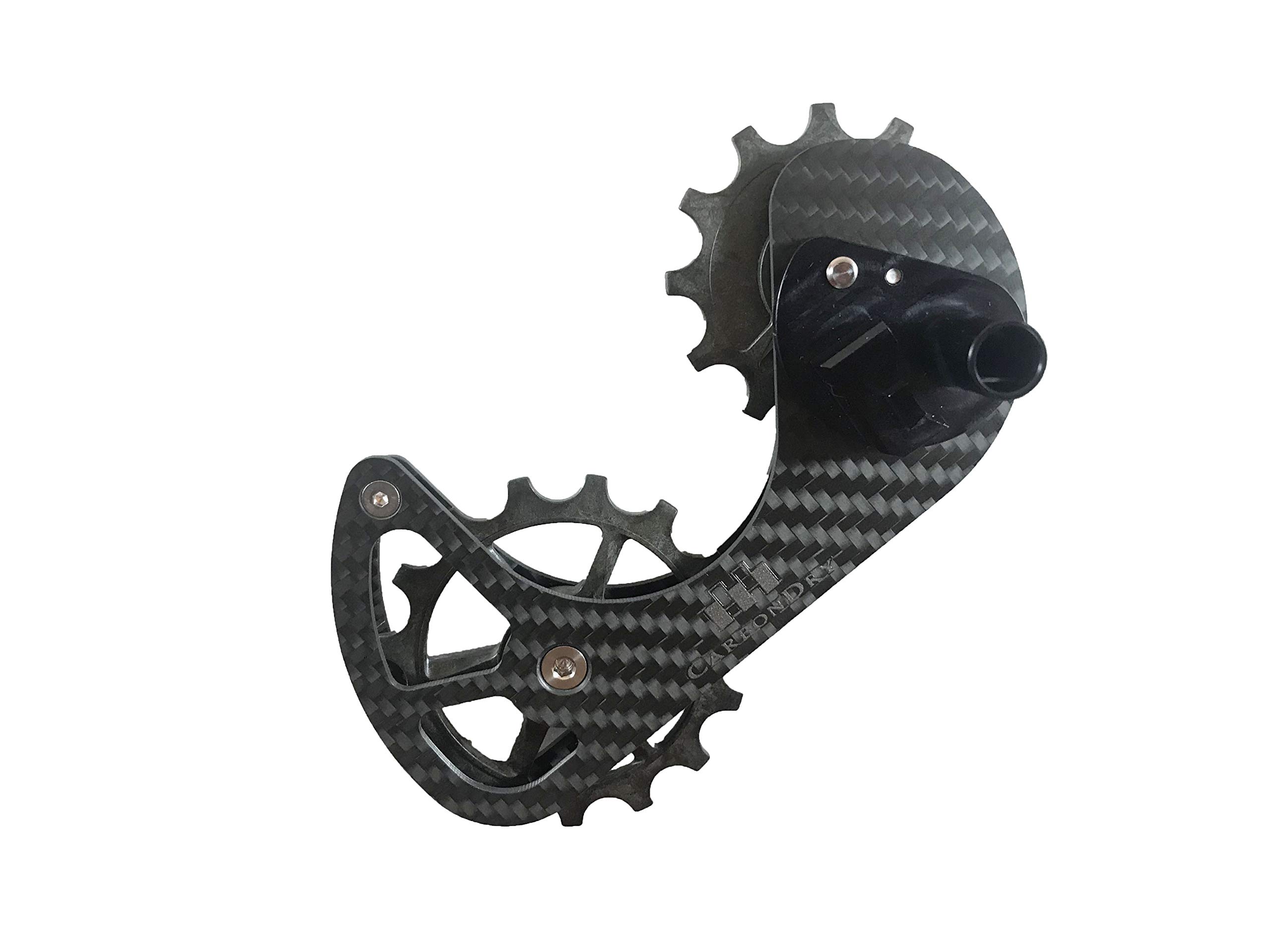 

Комплект больших роликов CarbonDryJapan V3 Короткая лапка Гибридные подшипники Матовый 90/68 чёрный