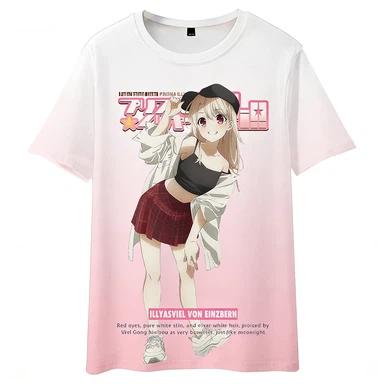 Game Cosplay Fate/kaleid liner Prisma Illya Summer Anime T Shirt Summer Men T-Shirt S