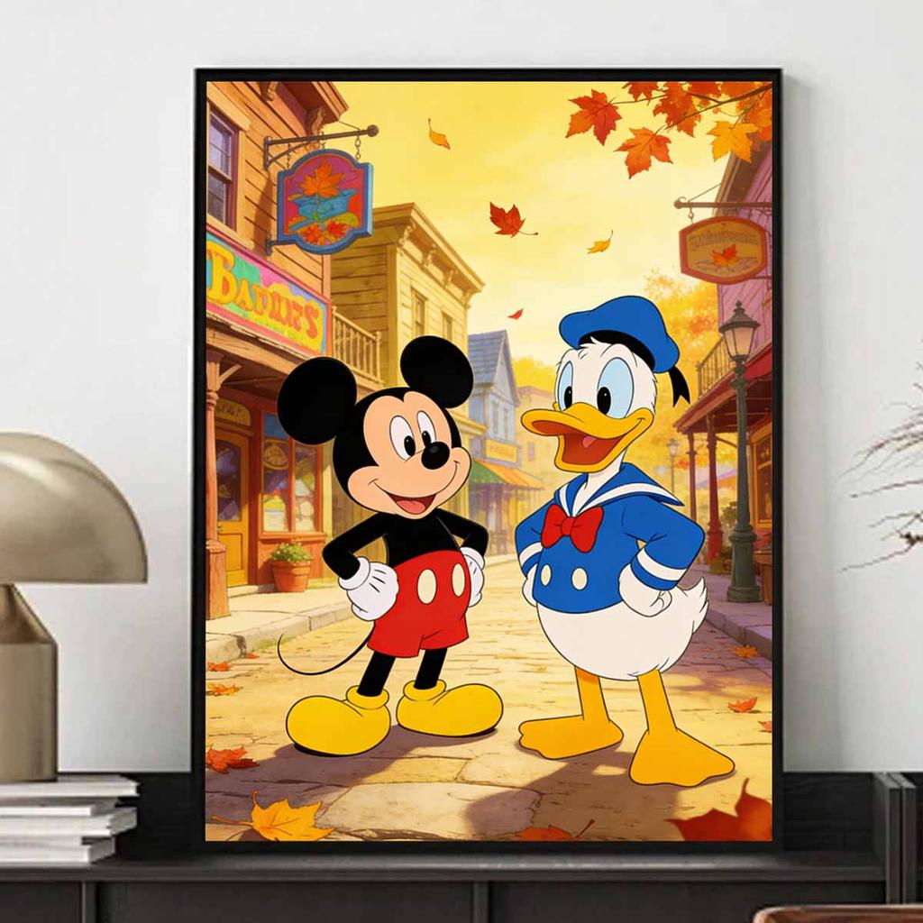 Disney Mickey Mouse and Donald Duck diamond painting handmade diy mosaic art painting kit home decoration