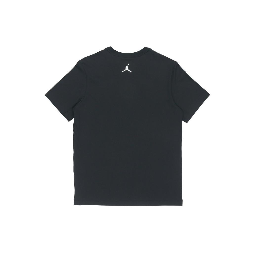 Jordan T Shirts Men's Black Crew Neck Moderate Straight Fit DO1927-010