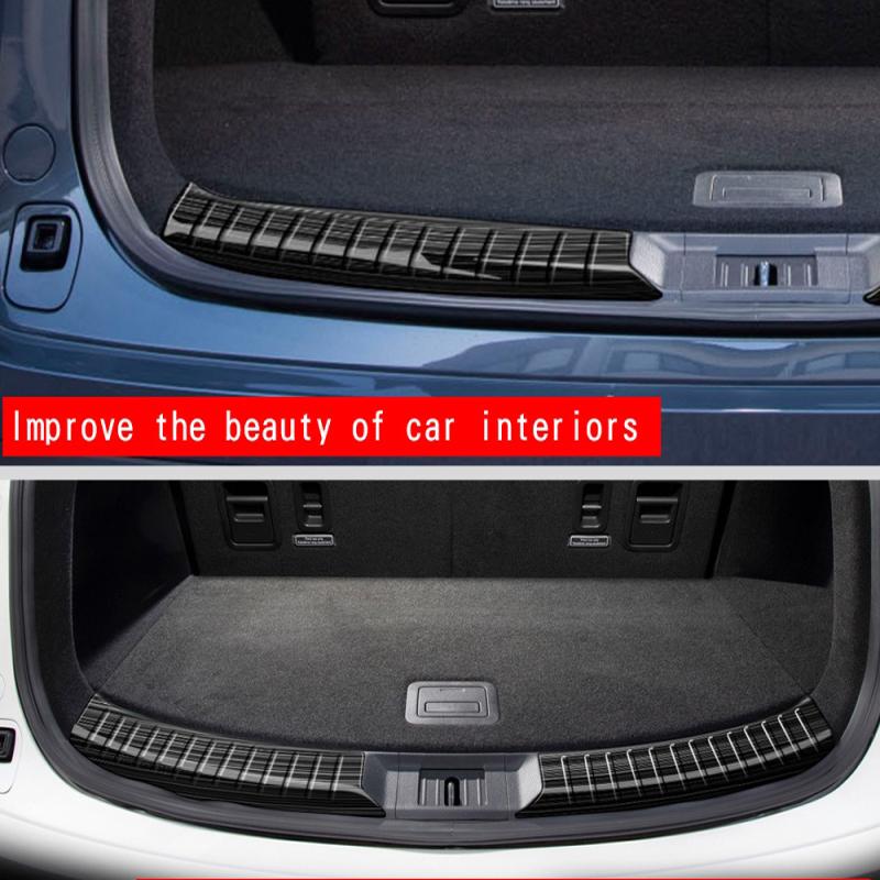 RHD LHD For Mazda CX9 CX-9   Stainless Steel Rear Bumper Protector door Sill Trunk welcome Tread Plate Cover accessories